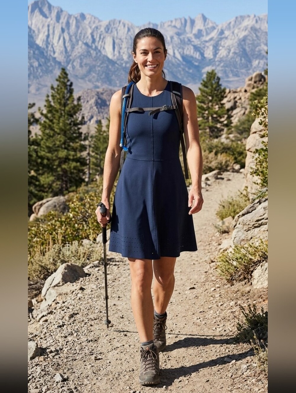 Zella Black All Day Active Dress Size L